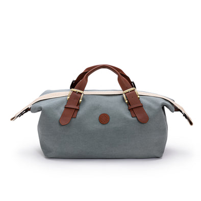 Mick Aqua Green | Travel Bags UK | La Portegna UK | Handmade Leather Goods | Vegetable Tanned Leather