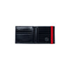 James Blue & Red Stripe | Wallets UK | La Portegna UK | Handmade Leather Goods | Vegetable Tanned Leather