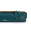 Pencil Case Petrol | Pencil case UK | La Portegna UK | Handmade Leather Goods | Vegetable Tanned Leather