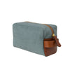 Dopp Kit Aqua | Washcases UK | La Portegna UK | Handmade Leather Goods | Vegetable Tanned Leather