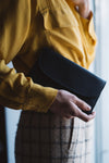 Lucia Black Chain | Purses UK | La Portegna UK | Handmade Leather Goods | Vegetable Tanned Leather