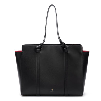 Matilde Black | Shoulder Bags UK | La Portegna UK | Handmade Leather Goods | Vegetable Tanned Leather