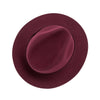 Mendoza Hat Burgundy | UK | La Portegna UK | Handmade Leather Goods | Vegetable Tanned Leather