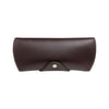 Sunglasses Case Burgundy & Green | Sunglasses Cases UK | La Portegna UK | Handmade Leather Goods | Vegetable Tanned Leather