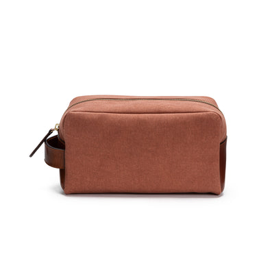 Dopp Kit Terracota | Washcases UK | La Portegna UK | Handmade Leather Goods | Vegetable Tanned Leather