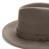 Mendoza Hat Grey | UK | La Portegna UK | Handmade Leather Goods | Vegetable Tanned Leather