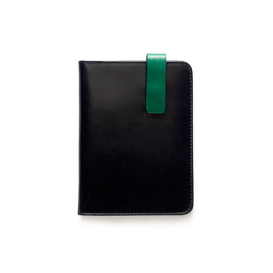 Willy Navy & Green | Wallets UK | La Portegna UK | Handmade Leather Goods | Vegetable Tanned Leather