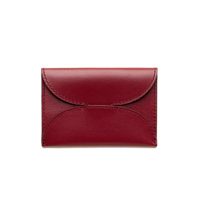 Evita Cherry | Wallets UK | La Portegna UK | Handmade Leather Goods | Vegetable Tanned Leather