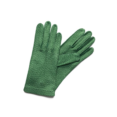 Exotic Green | Gloves UK | La Portegna UK | Handmade Leather Goods | Vegetable Tanned Leather