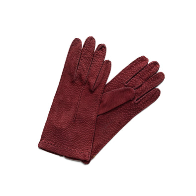 Exotic Burgundy | Gloves UK | La Portegna UK | Handmade Leather Goods | Vegetable Tanned Leather