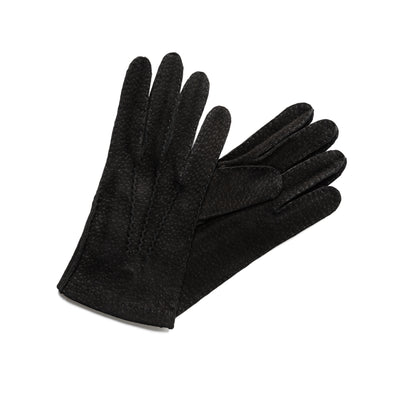 Capybara Black | Gloves UK | La Portegna UK | Handmade Leather Goods | Vegetable Tanned Leather