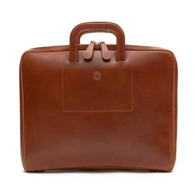 Belgrano Sol 15" | Briefcases UK | La Portegna UK | Handmade Leather Goods | Vegetable Tanned Leather