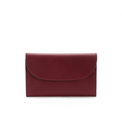 Lucia Purse Cherry | Purses UK | La Portegna UK | Handmade Leather Goods | Vegetable Tanned Leather