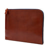 Mendocino Portfolio Sol & Blue | Portfolio Cases UK | La Portegna UK | Handmade Leather Goods | Vegetable Tanned Leather