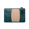 Willy Petrol & Navy | Wallets UK | La Portegna UK | Handmade Leather Goods | Vegetable Tanned Leather