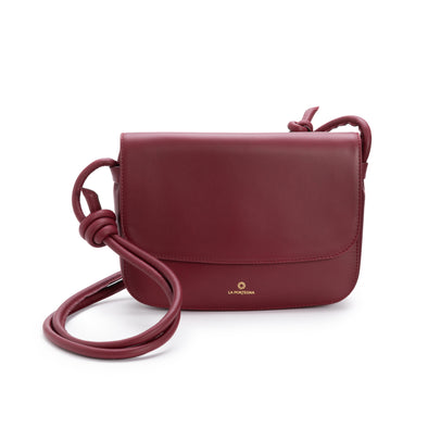 Lucia Cherry | Shoulder Bags UK | La Portegna UK | Handmade Leather Goods | Vegetable Tanned Leather