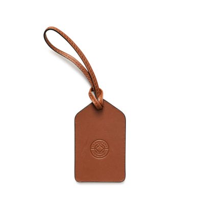 Travel Tag bicolor Sol | Travel Bags UK | La Portegna UK | Handmade Leather Goods | Vegetable Tanned Leather