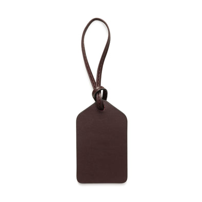 Travel Tag bicolor Petrol | Travel Bags UK | La Portegna UK | Handmade Leather Goods | Vegetable Tanned Leather