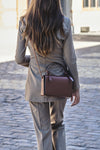 Adelina Caoba | Shoulder Bags UK | La Portegna UK | Handmade Leather Goods | Vegetable Tanned Leather