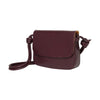 Lucia Burgundy | Shoulder Bags UK | La Portegna UK | Handmade Leather Goods | Vegetable Tanned Leather