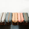 Dopp Kit Cement | Washcases UK | La Portegna UK | Handmade Leather Goods | Vegetable Tanned Leather