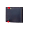 James Blue & Red Stripe | Wallets UK | La Portegna UK | Handmade Leather Goods | Vegetable Tanned Leather