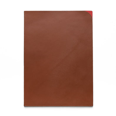 Document Holder Red | UK | La Portegna UK | Handmade Leather Goods | Vegetable Tanned Leather