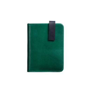 Willy Green & Navy | Wallets UK | La Portegna UK | Handmade Leather Goods | Vegetable Tanned Leather